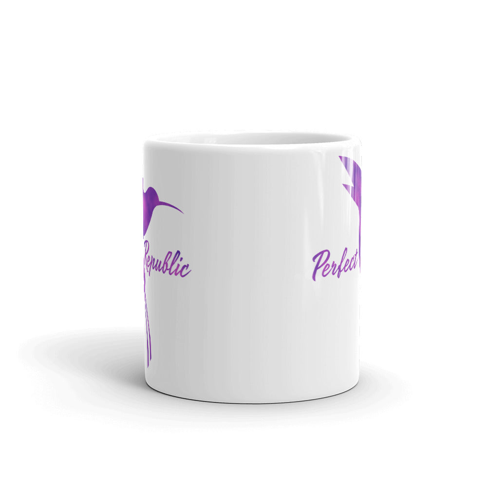 The Perfect Republic Hummingbird Mug (Purple-Clouds Edition)