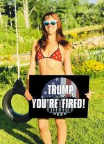 "TRUMP, YOU'RE FIRED" Pre-Addressed Postcards