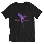 The Space-Hummingbird "Perfect Republic" V-Neck Unisex Short Sleeve V-Neck T-Shirt