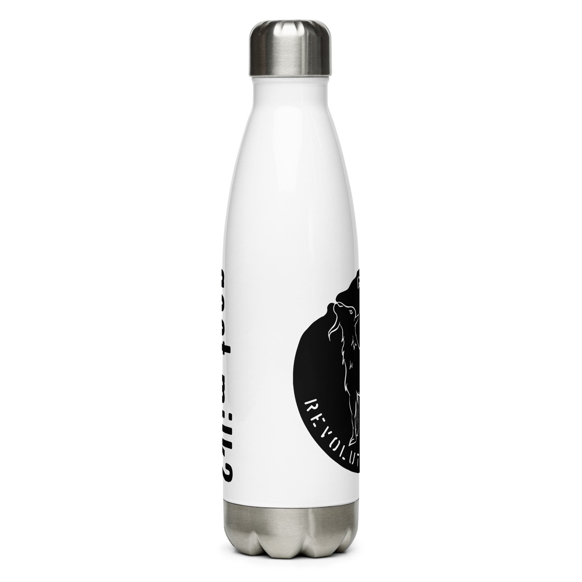 "goat milk?" Goat Milk Revolution Stainless Steel Water Bottle