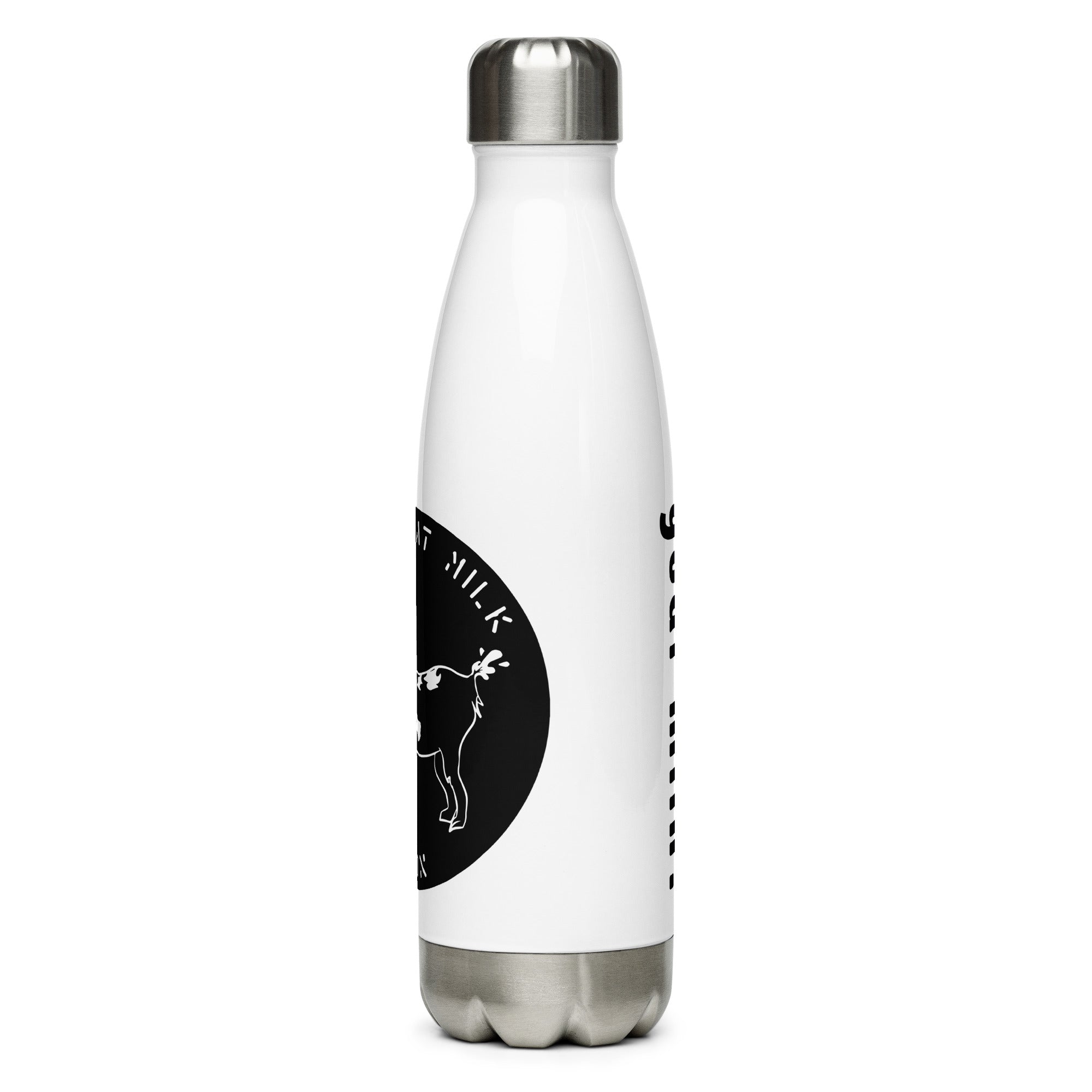 "goat milk?" Goat Milk Revolution Stainless Steel Water Bottle